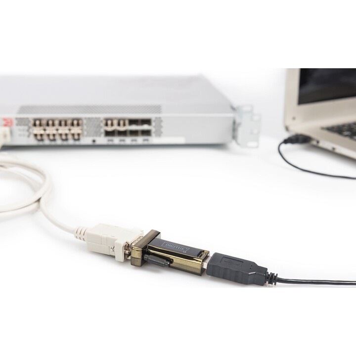 Convertitore Digitus da USB 2.0 a seriale, DSUB 9M incl. 