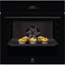 Electrolux, LOE8F38Z, Four multifonction 72L avec nettoyage pyrolytique et fonction SteamBake, Noir