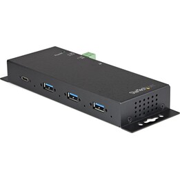 Hub USB Type C industriale in metallo Startech con 3 porte USB-A e 1 USBC