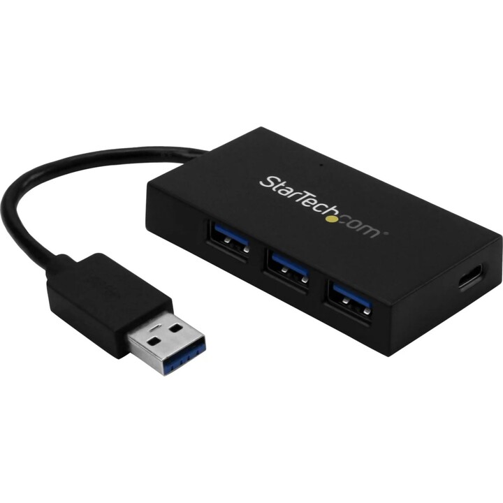 Hub Startech avec 3 ports USB-A et 1 port USB-C 5Gbps