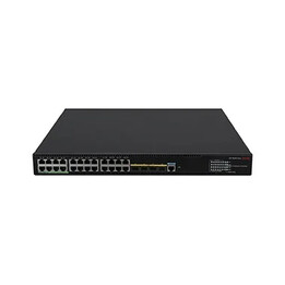 Switch Ethernet H3c S5570s-28s-hpwr-ei-a L3 com 24 portas 10/100/1000Base-T e 4 portas 1g/10g Base-X SFP Plus, sem fontes de ali