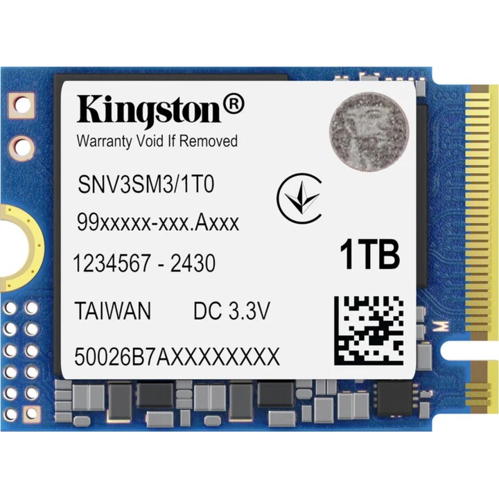 Disque SSD Kingston 1000 GB Nv3 M.2 2230 Pcie 4.0 Nvme