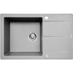 Lavatório Keros (76X48) 1B 1D Cinzento-Concreto