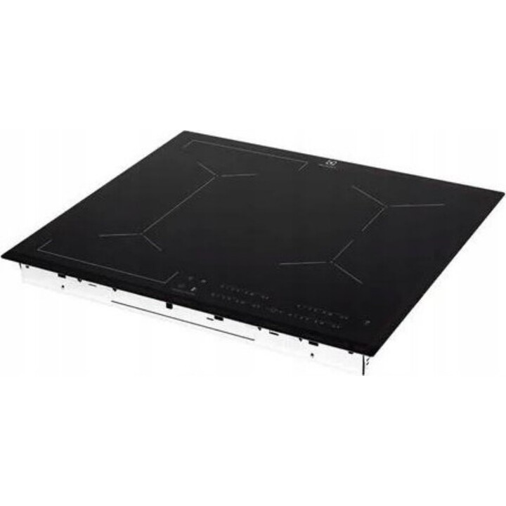 Electrolux EIV634, 60 cm integrated induction hob with 4 zones and flexible cooking technology, Black