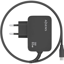 Caricabatterie Aisens GaN 65 W PD3.0 1xUSB-C 1,8 M, nero