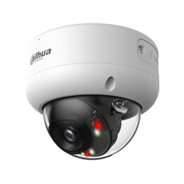 Câmera IP Dome à prova de vandalismo Dahua 8MP Wizsense Smart Dual Light Acupick Inteligência Art