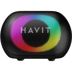 Havit alto-falante portátil Bluetooth e USB 8W à prova d'água TWS IPX5, preto