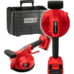 Ventosa a vibrazione a batteria per piastrelle Maxi 70 Kg Pro Set Pt002