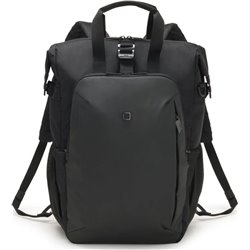Mochila Dicota Eco Dual Go 13-15.6", negra, Fabricada con materiales reciclados