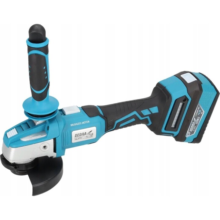 Dedra DED7030A10 Cordless Angle Grinder 18V 2*4.0Ah Sas+