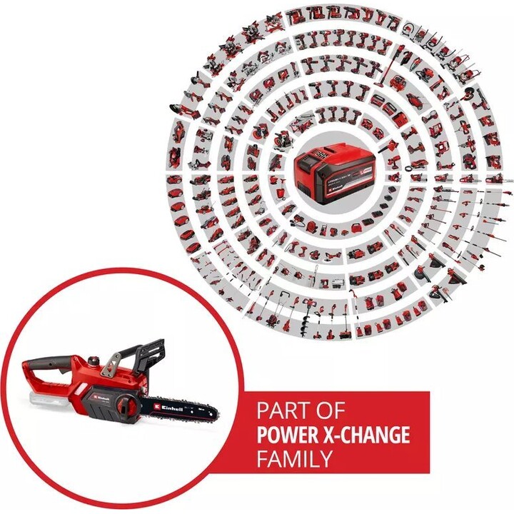 Einhell GE-LC 18 Li 18v Cordless Chainsaw 250mm No Batteries No Battery Charger
