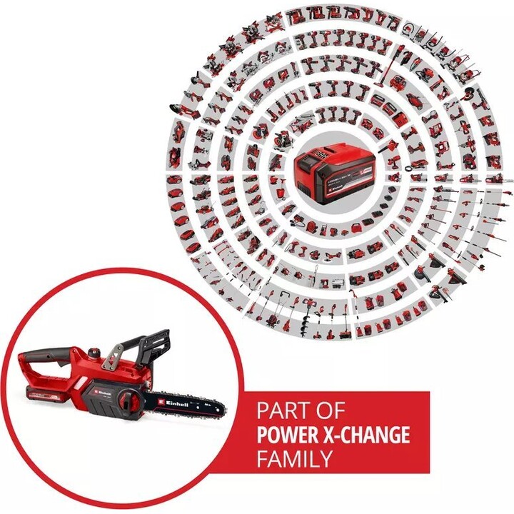 Einhell GE-LC 18 Li 18v Akku-Kettensäge 250mm 1 X 3ah Li-Ion Akku-Ladegerät