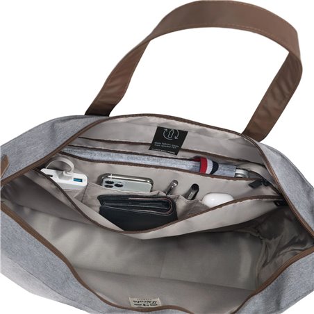 Dicota Shopper Eco Motion Bag in Grey, up to 35.8 cm (14.1 inches)