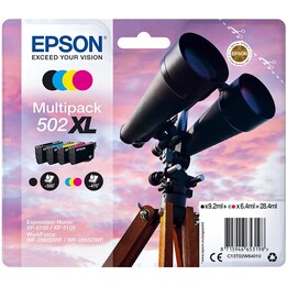 EPSON 502XL MULTIPACK CLARIA PREMIUM CARTRIDGE XP-5100 / XP-5105 / WF-2860 / WF-2865