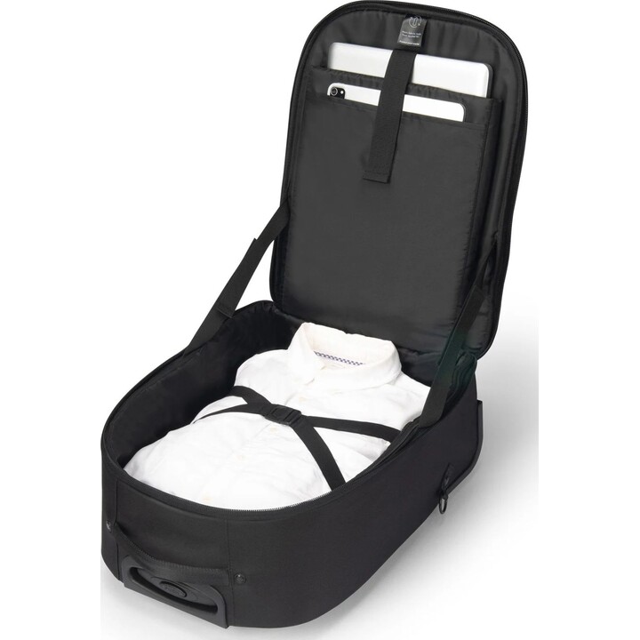 Dicota Eco Core Rollrucksack für 14-16 Zoll Laptops, Schwarz