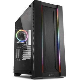 Sharkoon Elite Shark CA200M Tour PC USB 3.0 en verre trempé noir