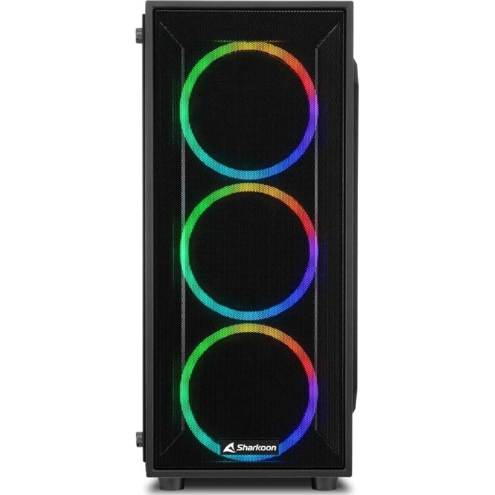 Torre Sharkoon TG4M RGB Vidro Temperado USB 3.0 Preto PC