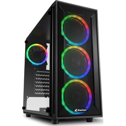 Tour PC Sharkoon TG4M RGB en verre trempé USB 3.0 noir