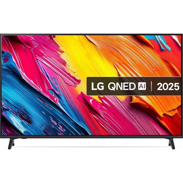 Televisão LG de 50 polegadas 4K Ultra HD 3840 x 2160 Pixéis Plano 16:9 Qned 50Qned70A6A