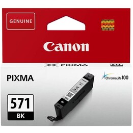 CANON CLI-571BK BLACK PIXMA CARTRIDGE MG5751 MG5752 MG5753 MG6851