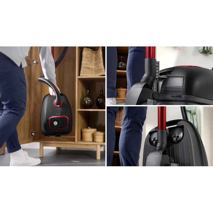 Aspirador de pó com saco Bosch Série 4 BGB41POW1 850 W, preto