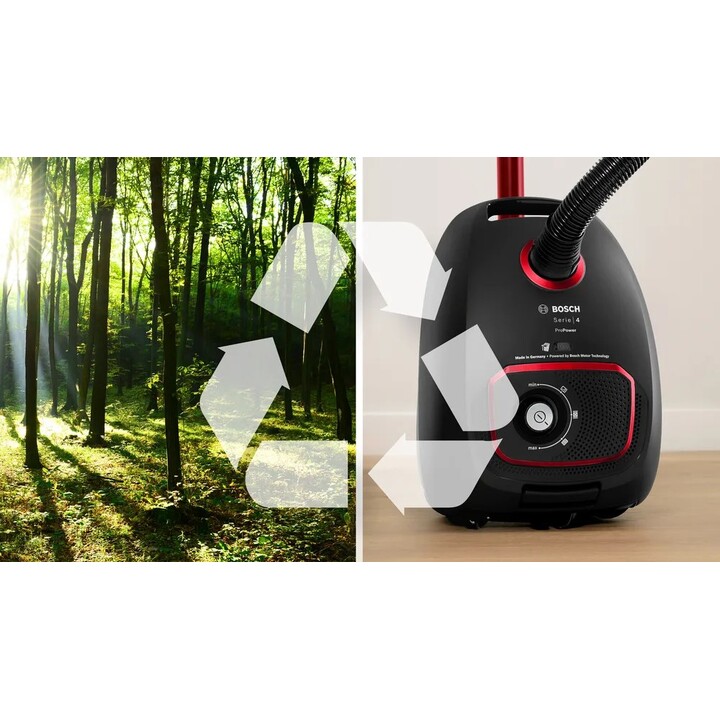 Aspirateur avec sac Bosch Serie 4 BGB41POW1 850 W noir