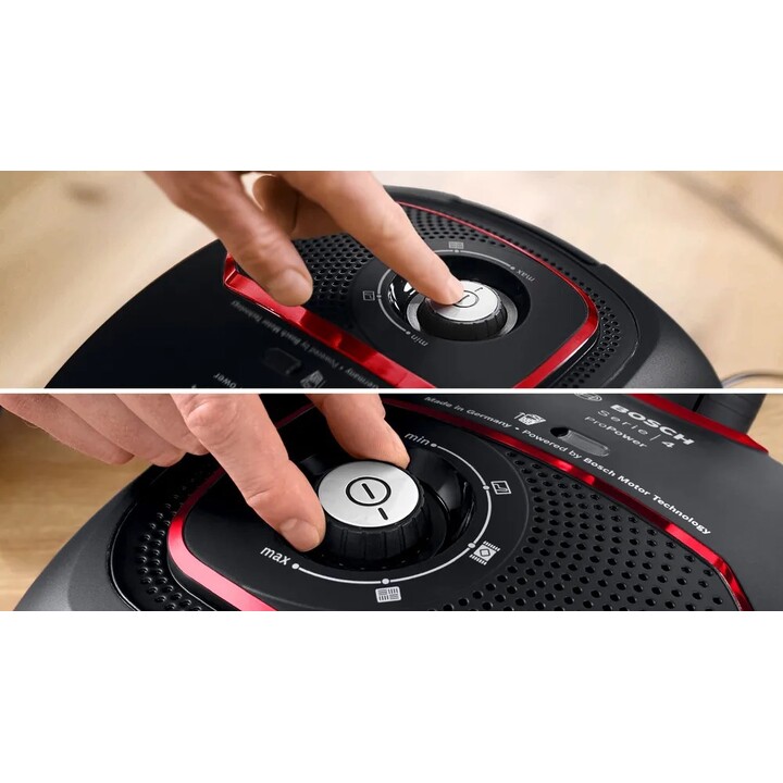 Aspirador de pó com saco Bosch Série 4 BGB41POW1 850 W, preto
