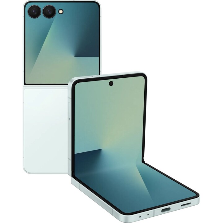 Samsung Galaxy Z Flip7 5G, 12GB 256GB, telefono AI, grande schermo di copertura, fotocamera da 50MP, 4300mAh, menta