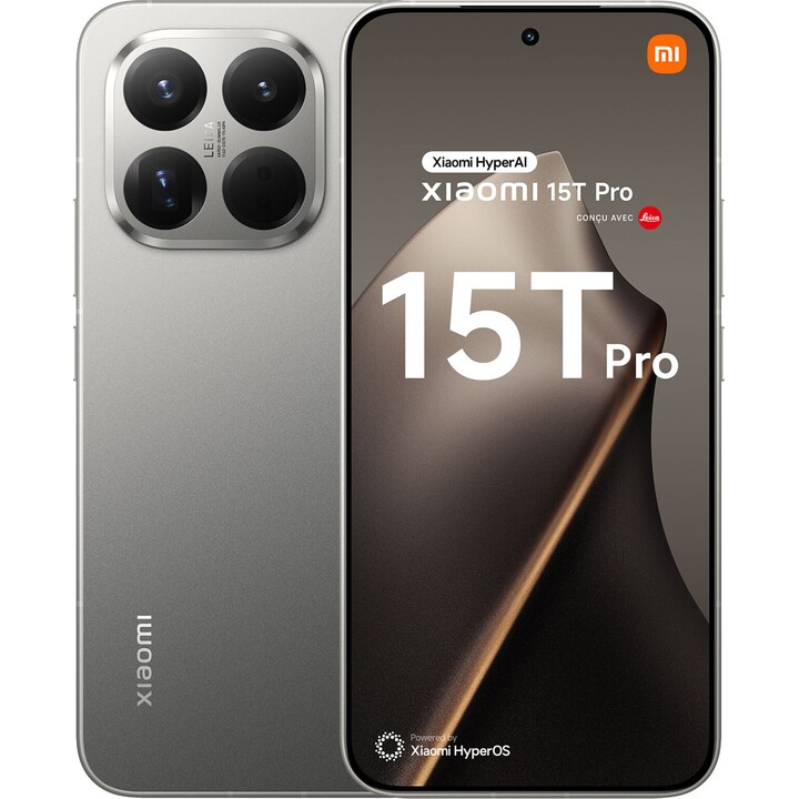 Xiaomi 15T Pro 5G, 12GB 256GB, 6.83 AMOLED, Leica Camera 50MP, Grey