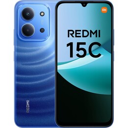 Xiaomi Redmi 15C, 128GB, 6GB RAM, 6.9 HD+, MediaTek Helio G81-Ultra, 6000 mAh, Blue
