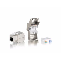 Kit 8 Stück Buchse RJ45 FTP Cat6 Panel Keystone Werkzeug kostenlos