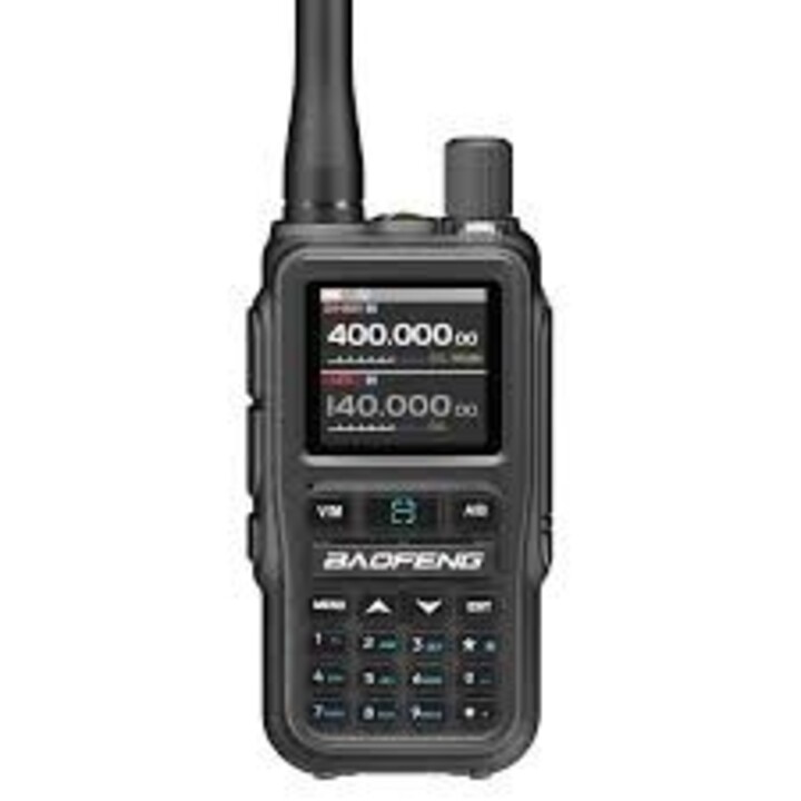 Talkie-walkie Baofeng UV-5R EU MINI bande aéronautique, gris