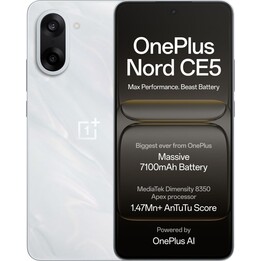 OnePlus Nord CE5 5G, 8GB RAM 128GB, 6.77 120Hz AMOLED, 50MP OIS, 5200mAh, Bianco