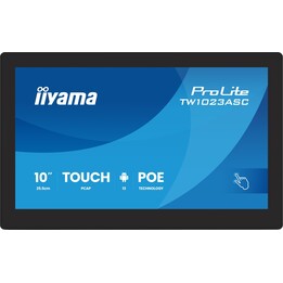 iiyama TW1023ASC-B3P ecrã de sinalização Design de quiosque 25,6 cm (10.1") Wi-Fi 385 cd/m² WXGA Preto Ecrã táctil Processador b