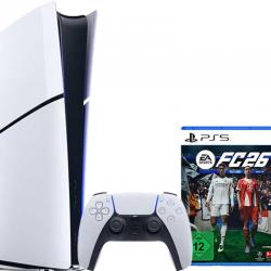Sony Playstation 5 Slim version numérique (pack EA Sports FC 26)