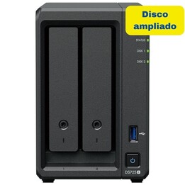 NAS Synology Diskstation DS725+/ 2 alloggiamenti 3,5´- 2,5´/ 4GB DDR4/ 8 TB/ Formato Tower