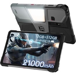 Unihertz 8849 TANK Pad E 10,95 12 GB/512 GB 4G Rugged com Projetor