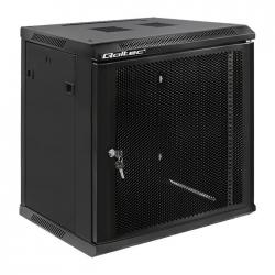 Qoltec 19" RACK cabinet | 12U | 600 x 635 x 450 | Perforated Doors | Hanging