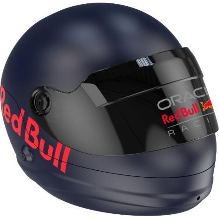 Red Bull Racing TWS Turbo Wireless Bluetooth In-Ear Headphones with ENC Noise Cancellation and Charging Case Blue
