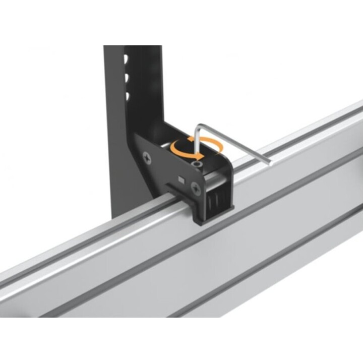 Equipaggiamento per montaggio a soffitto 45"-50"/3 Tft 50 kg cad. 1 snodo inclinabile Sw Lite Retail (spedizione)