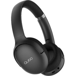 Qubo HD-400 Wireless Headphones/ with Microphone/ Bluetooth/ Black