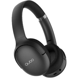 Casque sans fil Qubo HD-400/avec microphone/Bluetooth/noir