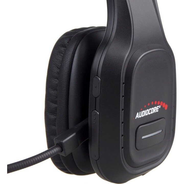 Audiocore AC864 casque Bluetooth call center noir