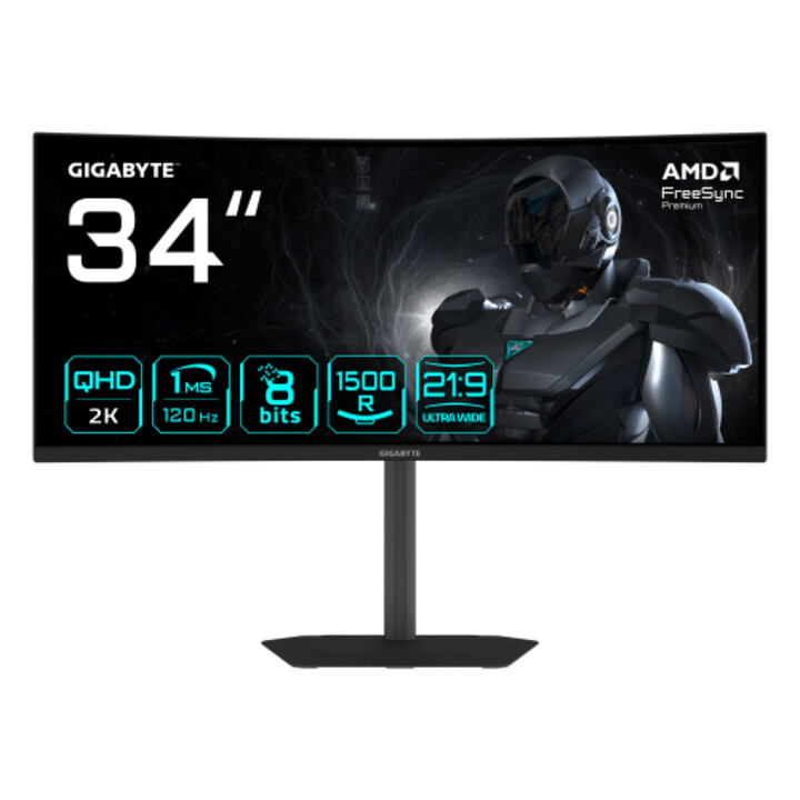 Gigabyte GS34wqca Curved Gaming Monitor 34" Wqhd – 3440