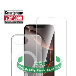 Conjunto de proteção premium 4smarts 360° para Apple iPhone 16e compatível com MagSafe