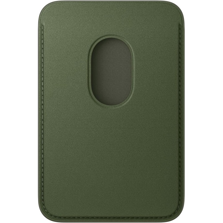 Carteira trançada fina com MagSafe para iPhone - Moss