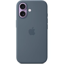 Capa de silicone para iPhone 17 com MagSafe - Azul Náutico