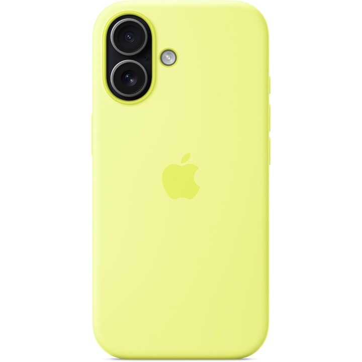 Funda de silicona con MagSafe para el iPhone 17 - Amarillo neón