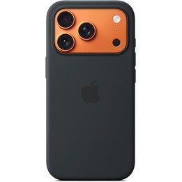 Capa de silicone com MagSafe para iPhone 17 Pro - Preto