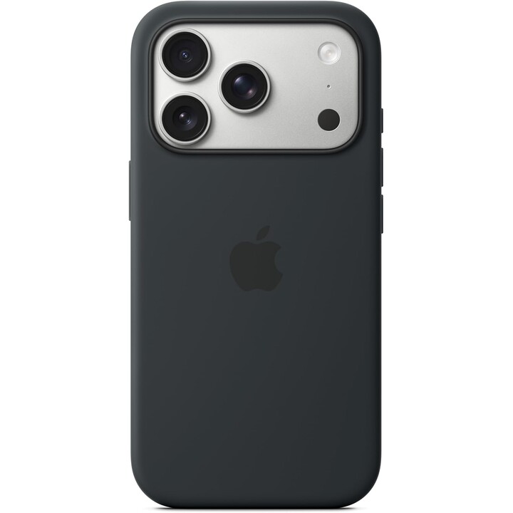 Silicone Case with MagSafe for iPhone 17 Pro - Black